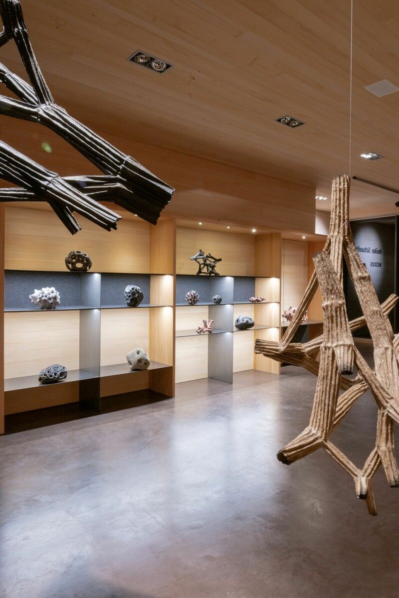 Die Werke von Heike Schaefer sind noch bis zum 28. Februar in der Holzwerkstatt Markus Faißt in Hittisau zu sehen. ⇒Markus Faißt