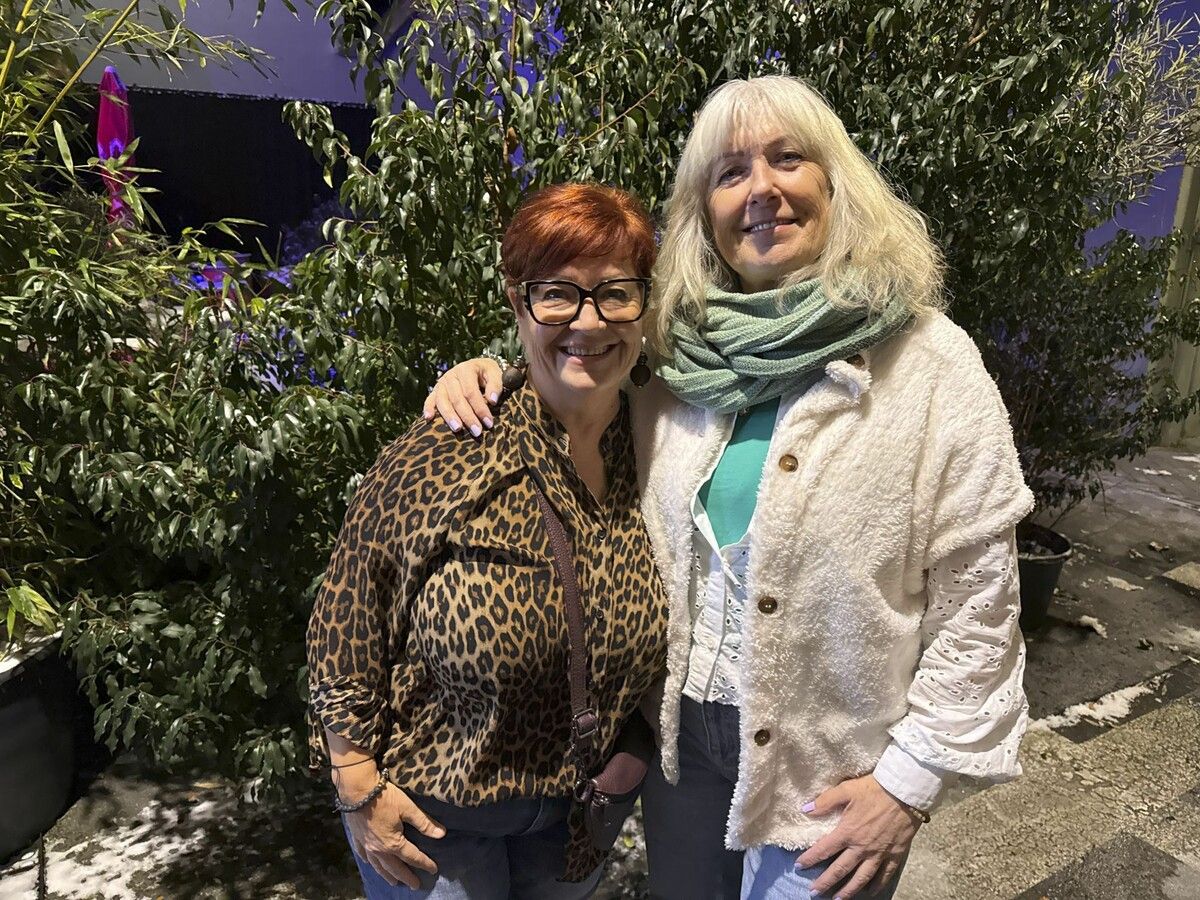 Doris Schütz und Manuela Bösch freuten sich aufs Konzert.