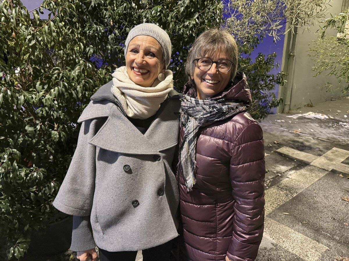 Ellen Friedrich und Gisela Berbig in Konzertlaune.