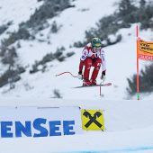 ÖSV-Frauen mischten im kurzen Abfahrtstraining vorne mit
