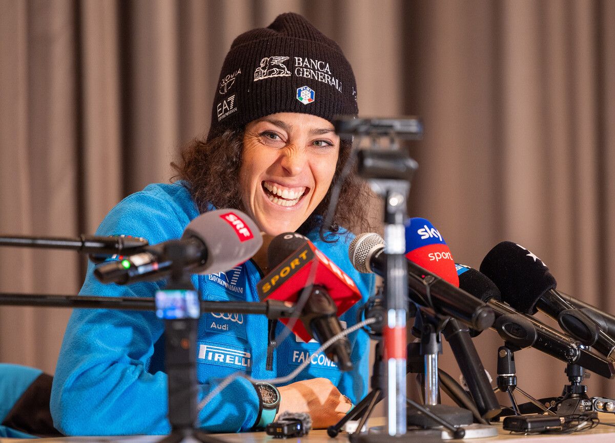 Federica Brignone kehrt bei ihrem Heimrennen in den Weltcup zurück. ⇒AP