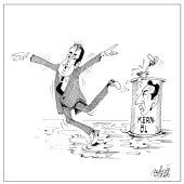 Akute Ausrutsch-Gefahr!