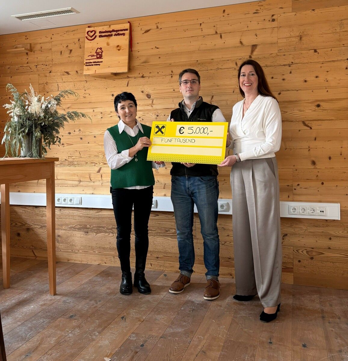 Spende für die Pflege