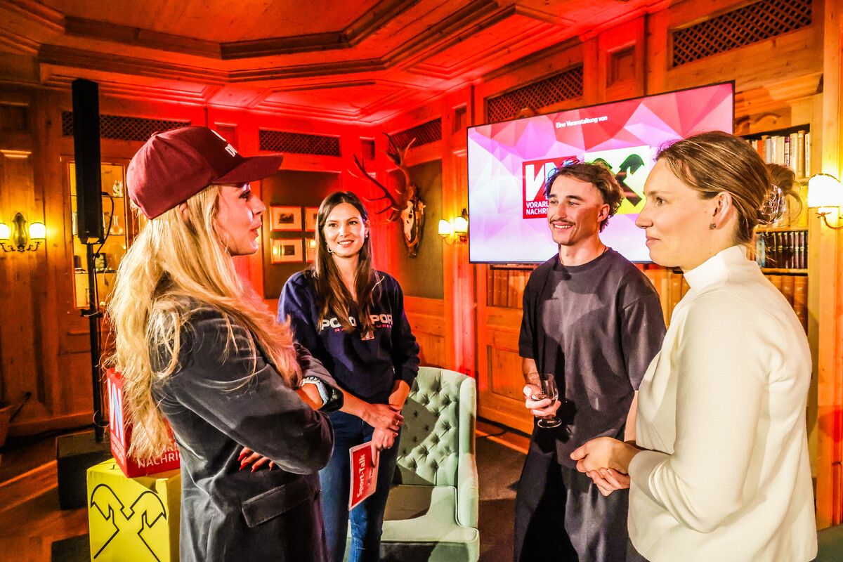 Sportstars beim Talk in Lech über Adrenalin als besonderen Kick. »C1