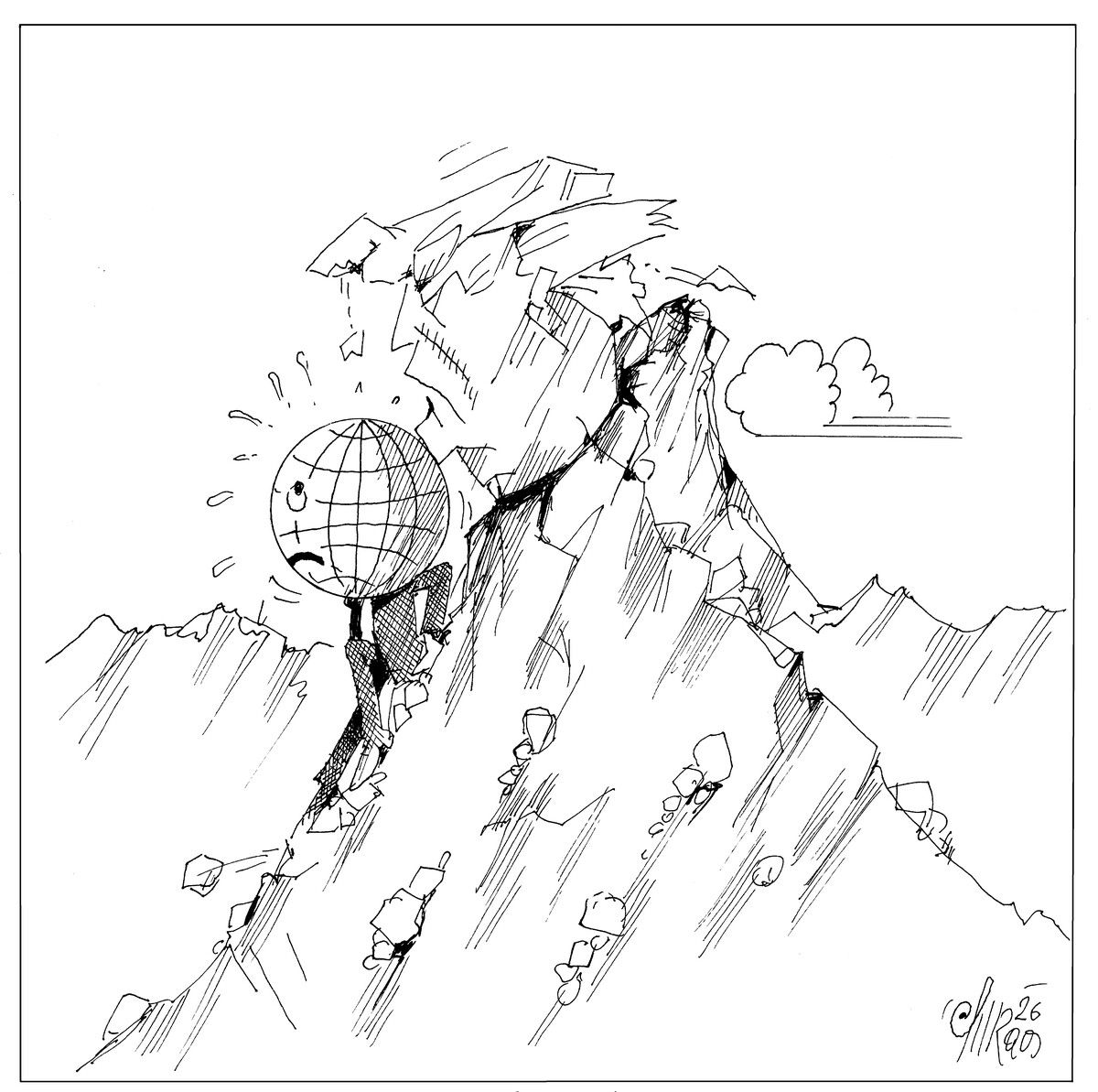 Sisyphos am Davoser Gipfel!