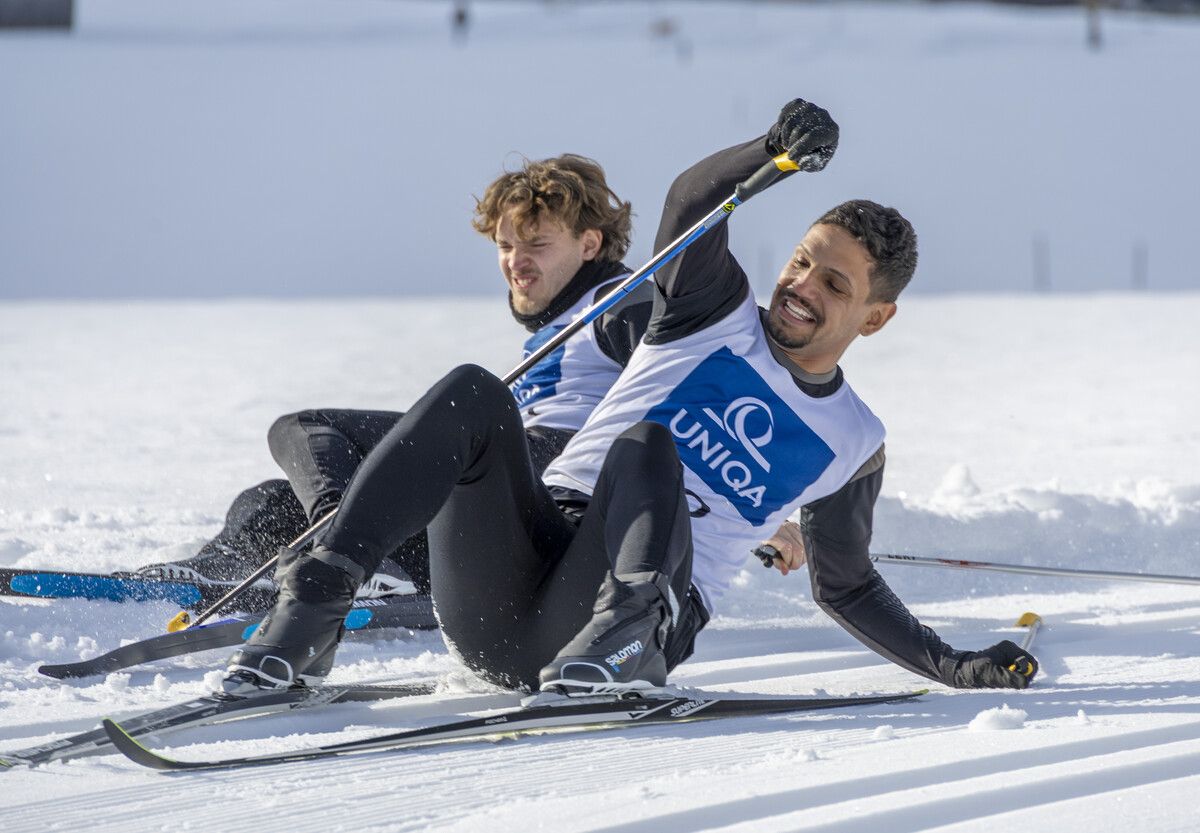 Austrias Kicker mit vollem Einsatz