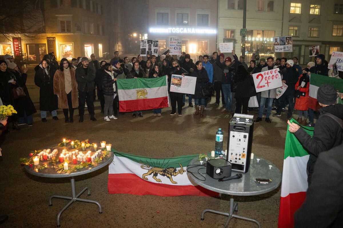 Demo gegen Irans Regime