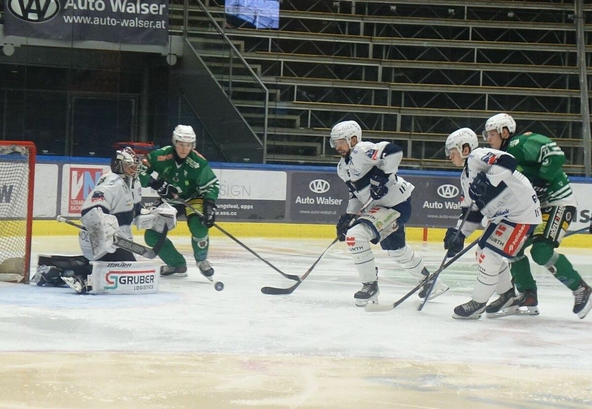 Gegen die Hockey Unterland Cavaliers wurden die Wälder ihrer Favoritenrolle gerecht.⇒siha