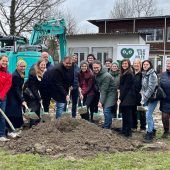 Spatenstich für die neue Wildtierhilfe