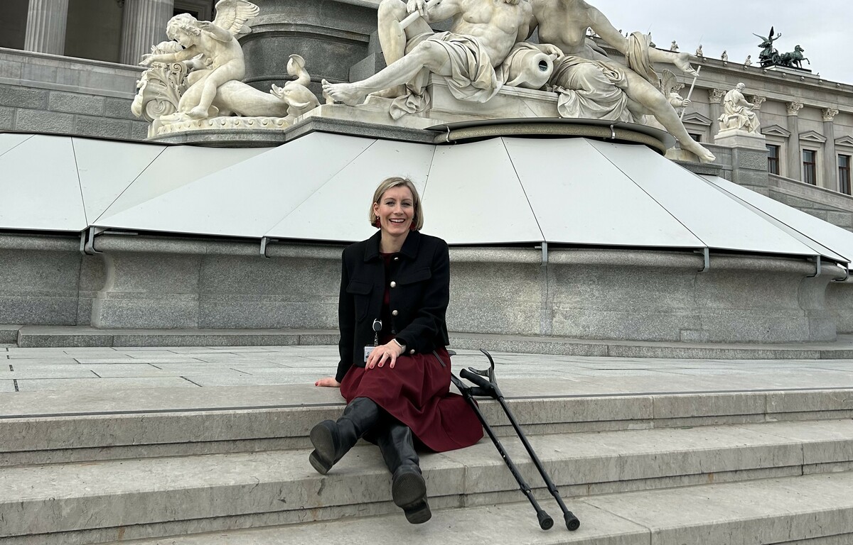 Heike Eder ist seit dieser Legislaturperiode Abgeordnete und unter anderem für den Bereich Inklusion zuständig.