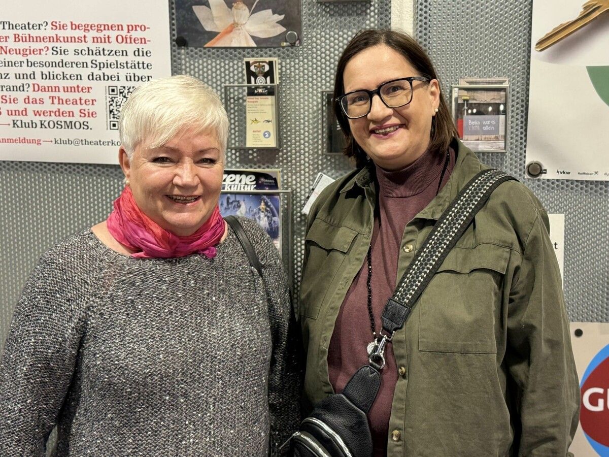 Hermine Schröcker und Helga De Col (Fa. Faigle).