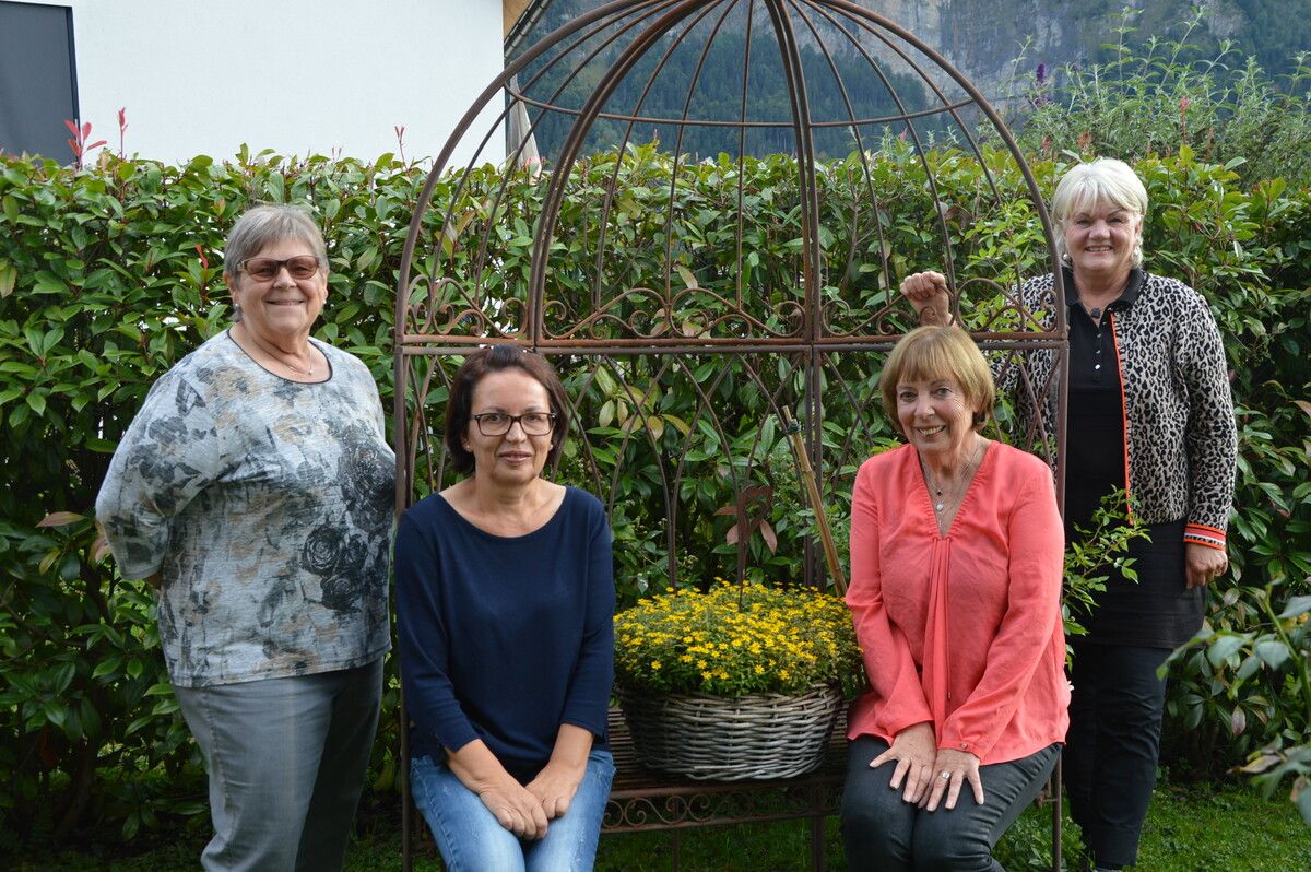 Hildegard König, Marietta Endrich, Ulrike Metzler und Sonja Rusch gestalten zusammen den Trauertreff in Dornbirn.⇒CARITAS