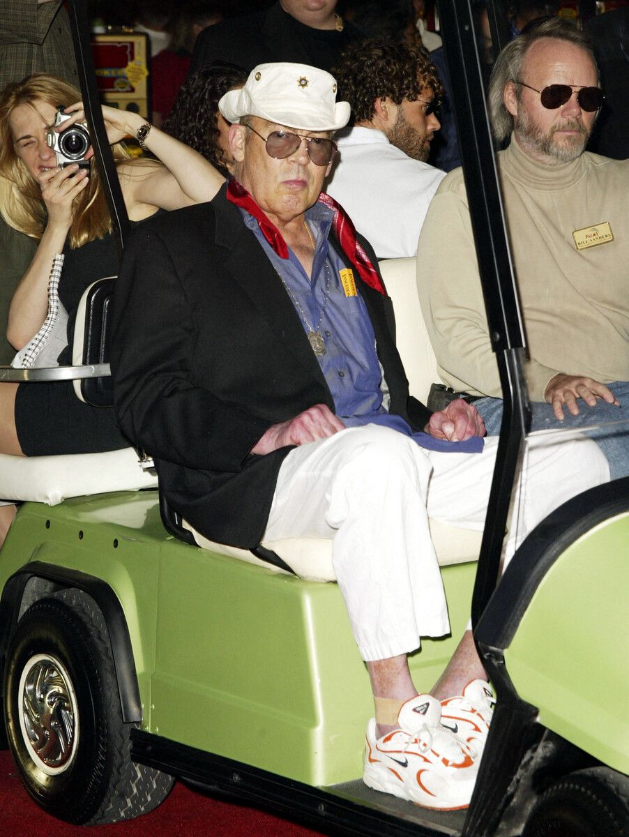Hunter S. Thompson begann seine Laufbahn als Sportjournalist, bevor er Reporter für den Rolling Stone und als Begründer des Gonzo-Journalismus zu einer Ikone wurde.⇒AFP