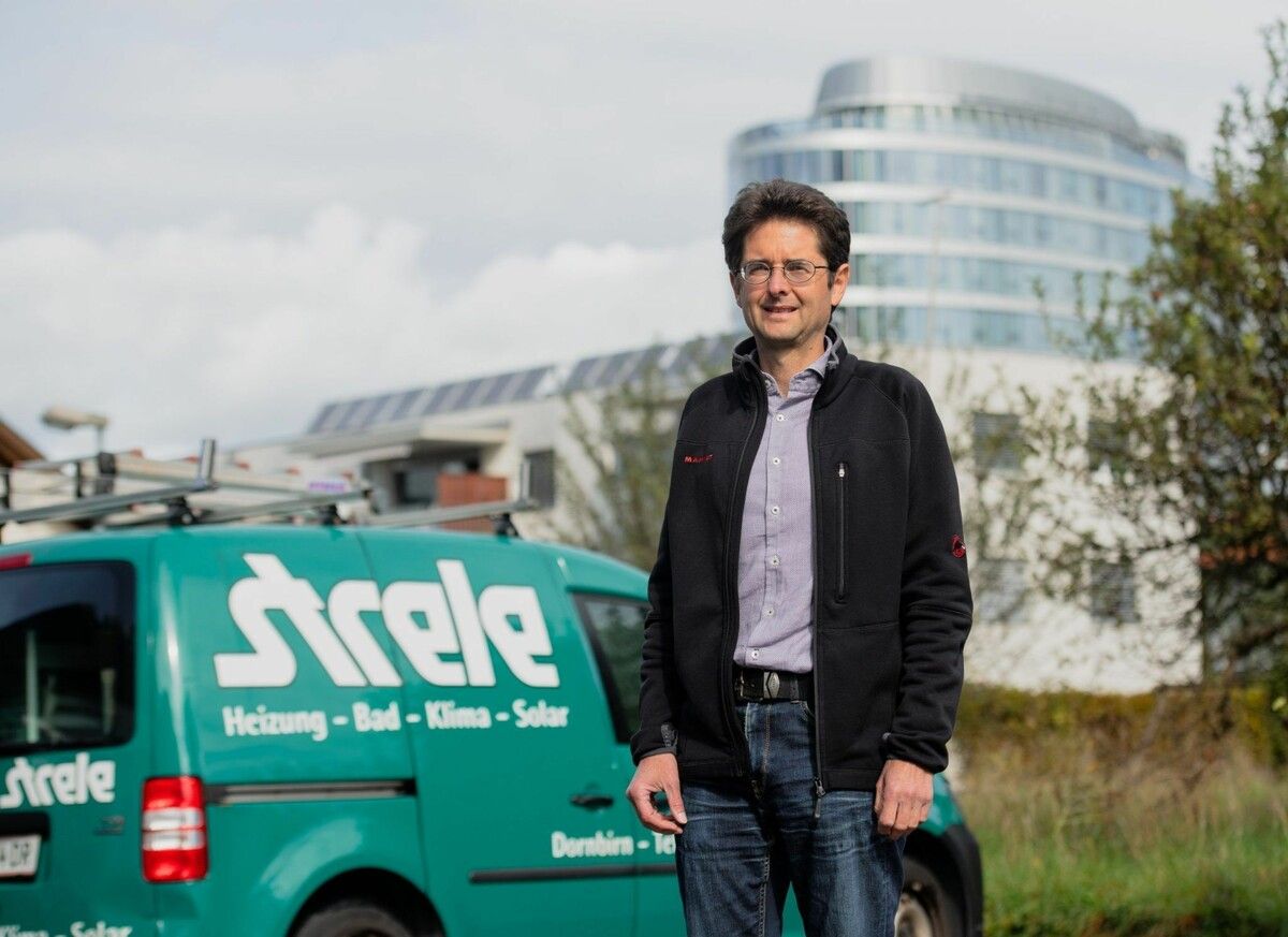 Innungsmeister Karl-Heinz Strele berichtet von der Situation in Vorarlberg. ⇒Strele