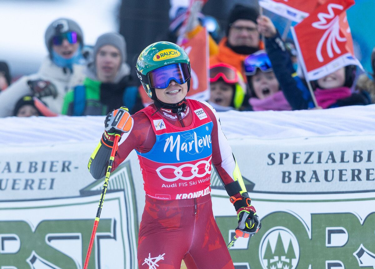 Julia Scheib hat 139 Punkte Vorsprung im RTL-Weltcup.⇒GEPA