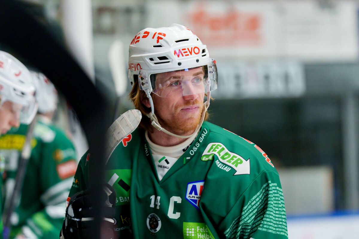 Julian Zwerger schrieb gegen die Hockey Unterland Cavaliers zwei Scorerpunkte an.