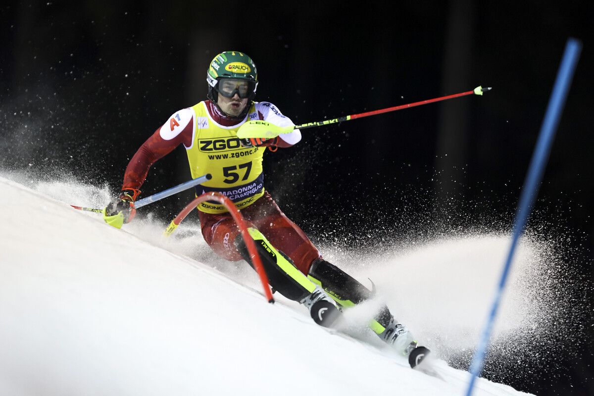 Kam eigentlich nie richtig in den Rennmodus und schaffte auch in seinem zweiten Weltcuptorlauf nicht die Qualifikation für die Top 30, der Mellauer Jakob Greber.⇒gepa/2