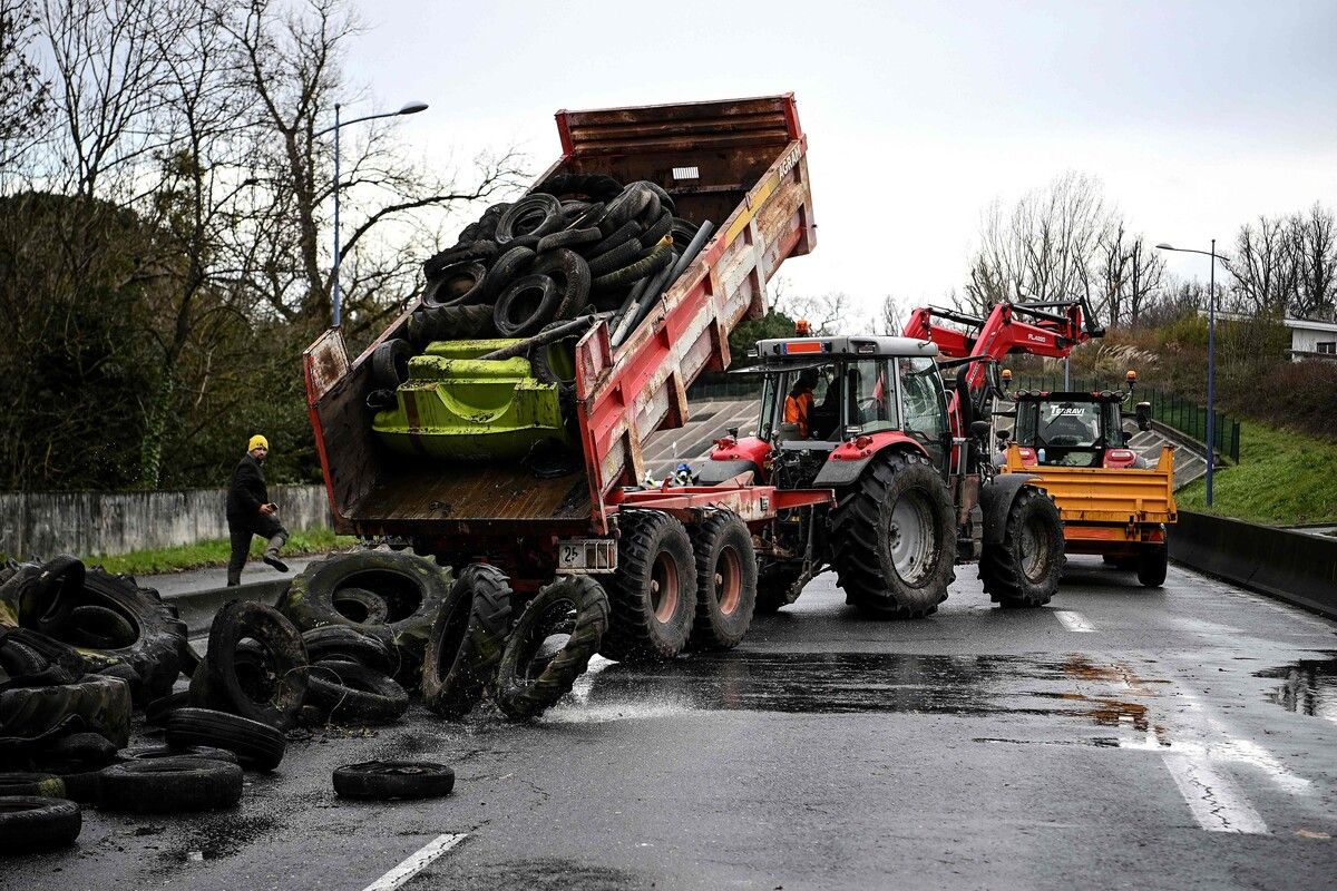 Landwirte in vielen Ländern protestierten gegen das Mercosur-Abkommen.⇒afp