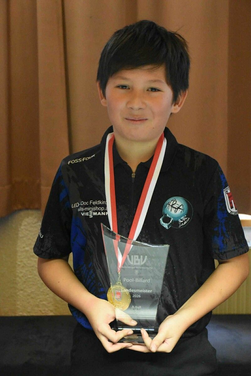 Luca Scherrer wurde mit elf Jahren erstmals Landesmeister.