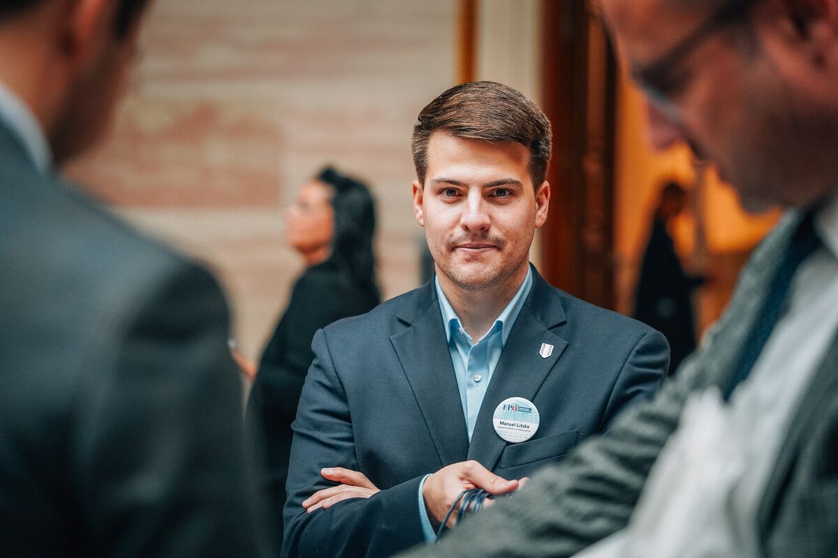 Manuel Litzke gehört zu den Jüngsten im Nationalrat.
