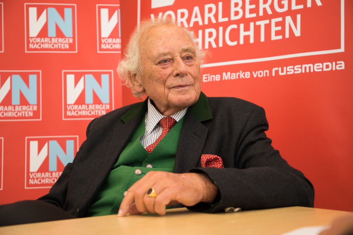 Reinhold Würth arbeitet auch mit 90 Jahren immer noch. ⇒VN/Steurer