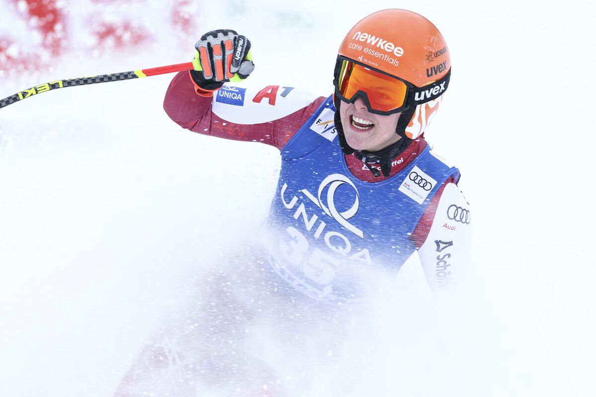 Riesengroß war die Freude bei Leonie Zegg über den ersten Weltcuppunkt.⇒gepa