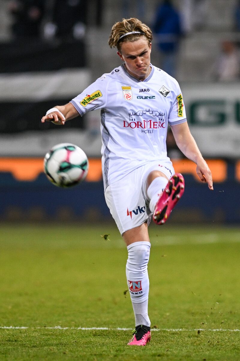 Seit seinem Wechsel 2023 von Graz nach Altach war Paul Koller stets eine Konstante in der Altacher Hintermannschaft.⇒gepa