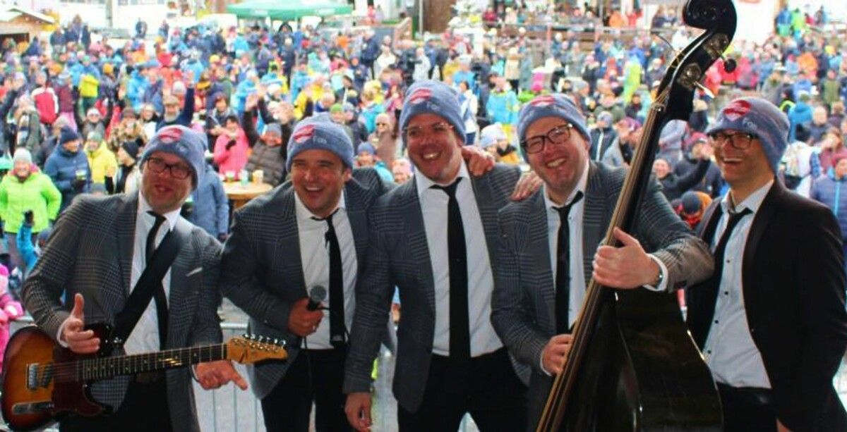 Die Monroes – Stammgäste in Warth – eröffnen am Samstag, 15 Uhr, die Konzertreihe Ski&Concert 2026 in der Warth Arena.⇒ stp