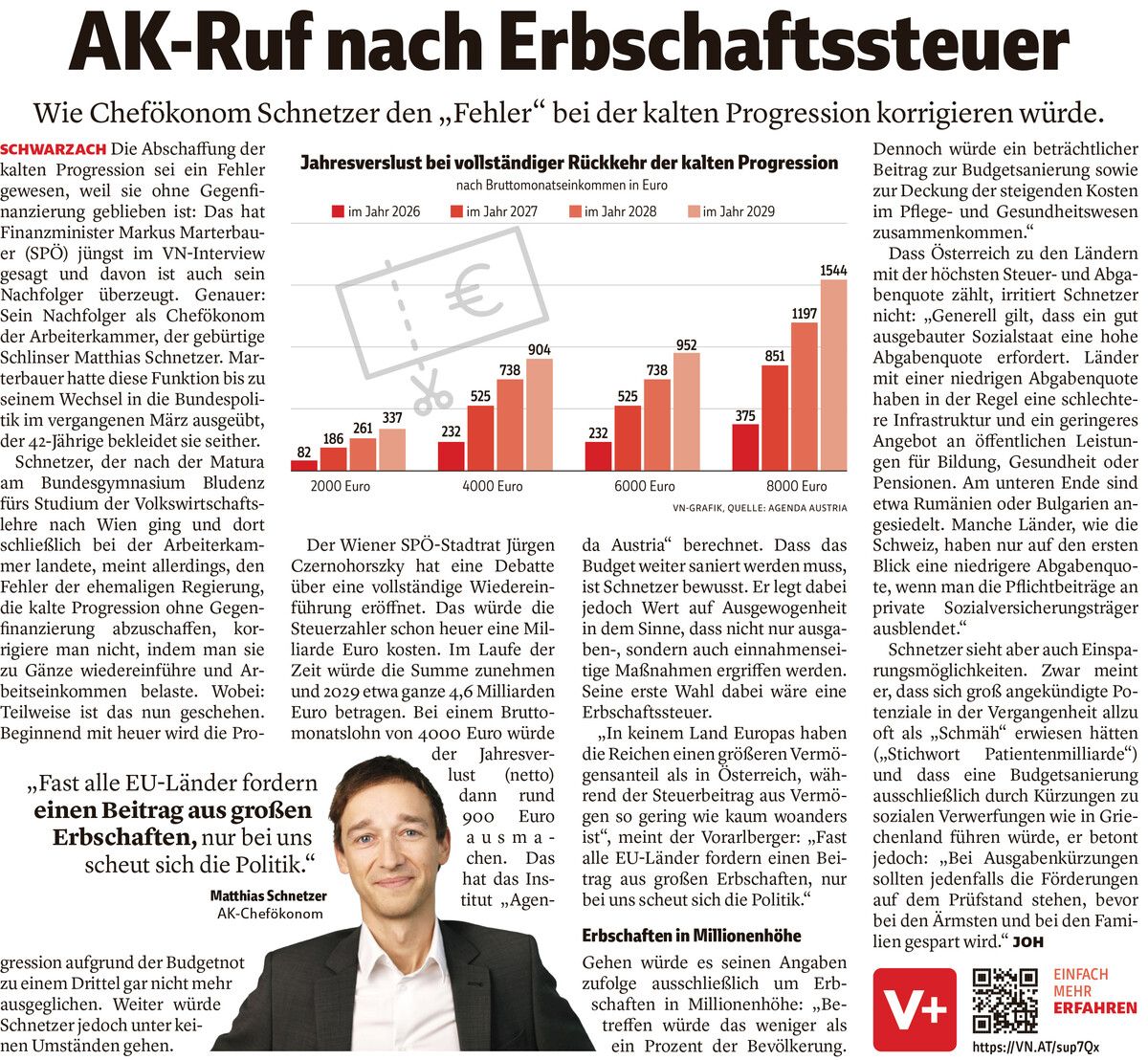 VN-Bericht vom 13. Jänner 2026.
