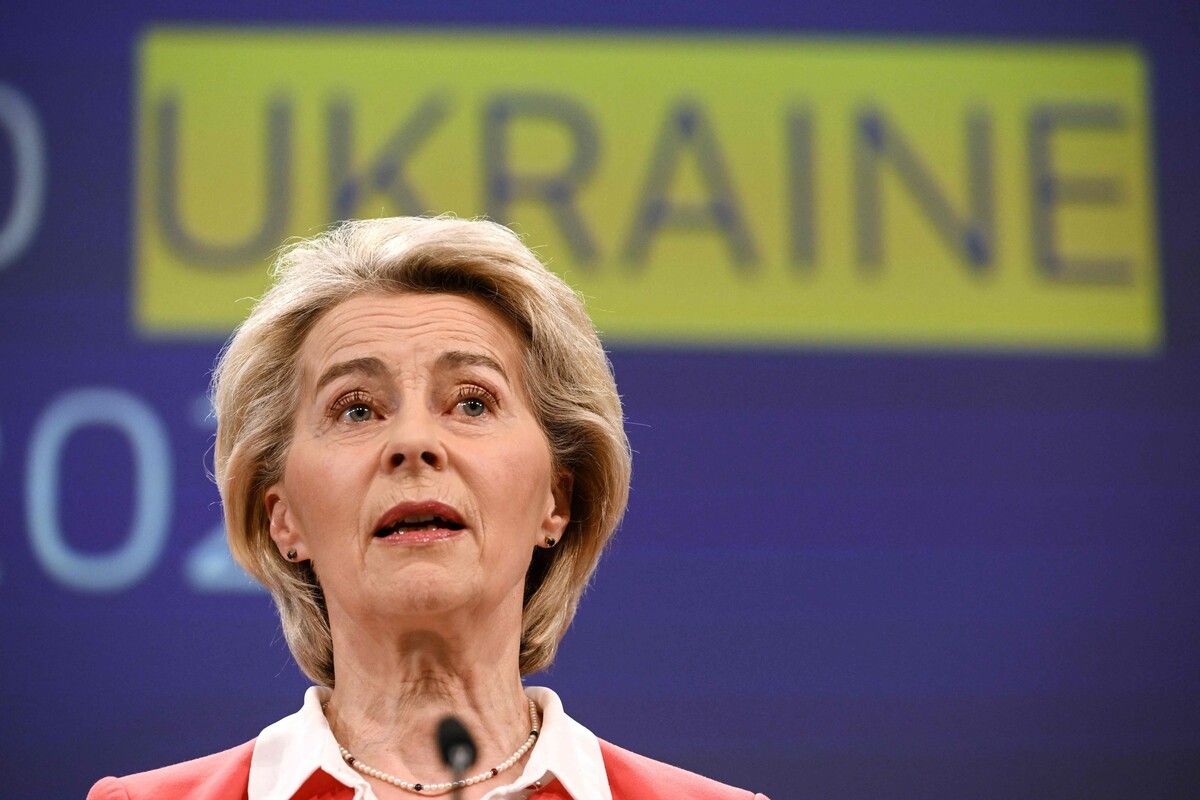 Wie der von Kommissionspräsidentin Ursula von der Leyen präsentierte Vorschlag vorsieht, soll das ukrainische Militär mit 60 Milliarden Euro unterstützt werden.⇒AFP
