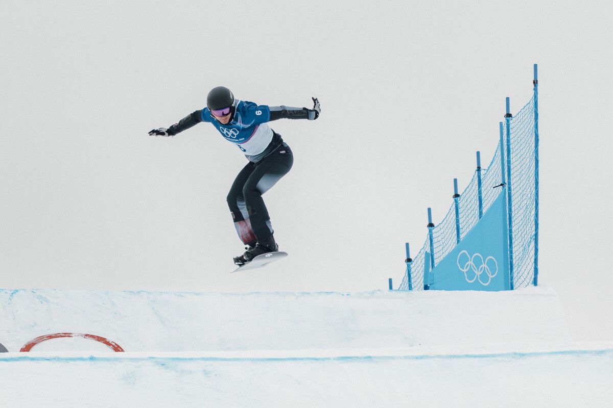 Alessandro Hämmerle und Co. werden auf dem langen Snowboardcross-Kurs viel Kraft brauchen, um schließlich den Finallauf bestreiten zu können.⇒gepa