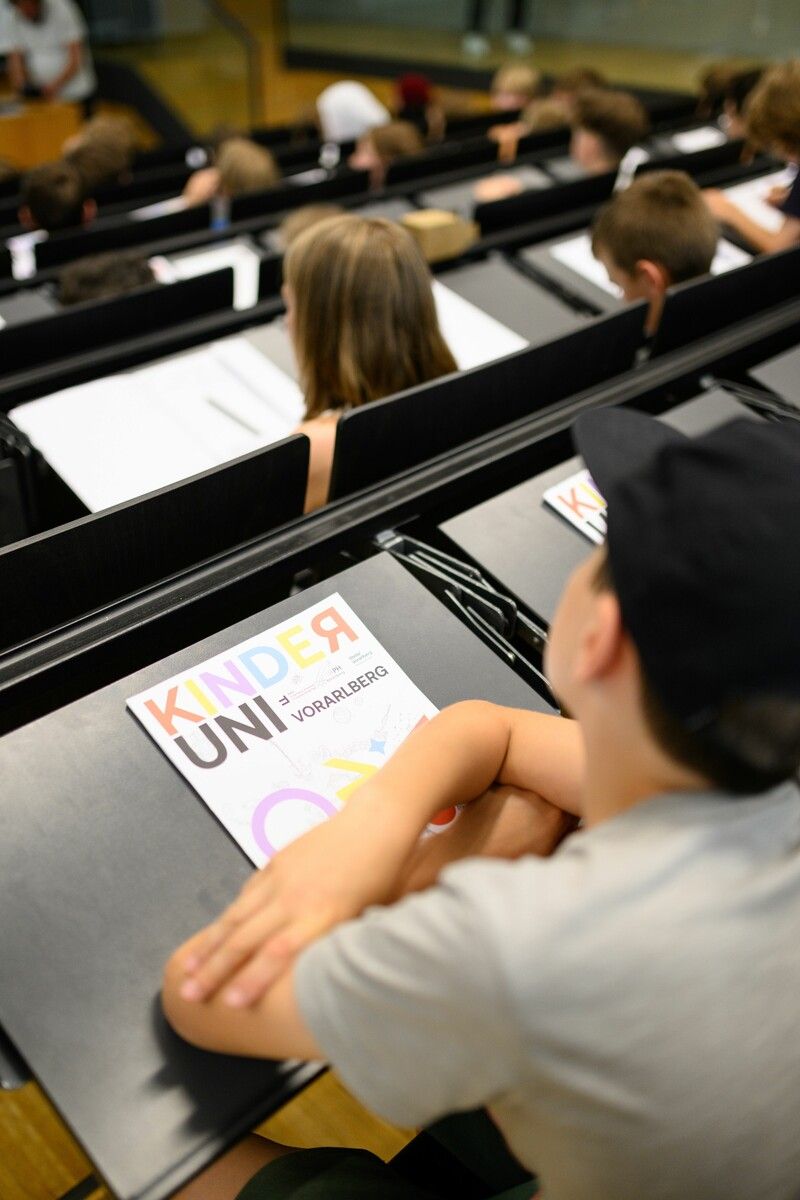 An der FH Vorarlberg in Dornbirn beginnen wieder die Vorlesungen für Kinder.⇒fhv