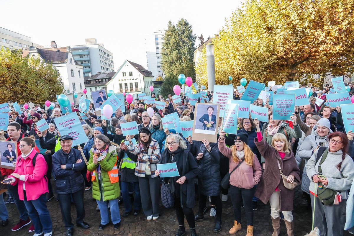 Auch zwei Demonstrationen vor dem Landhaus ließen die Politik bislang ungerührt.⇒VN/steurer