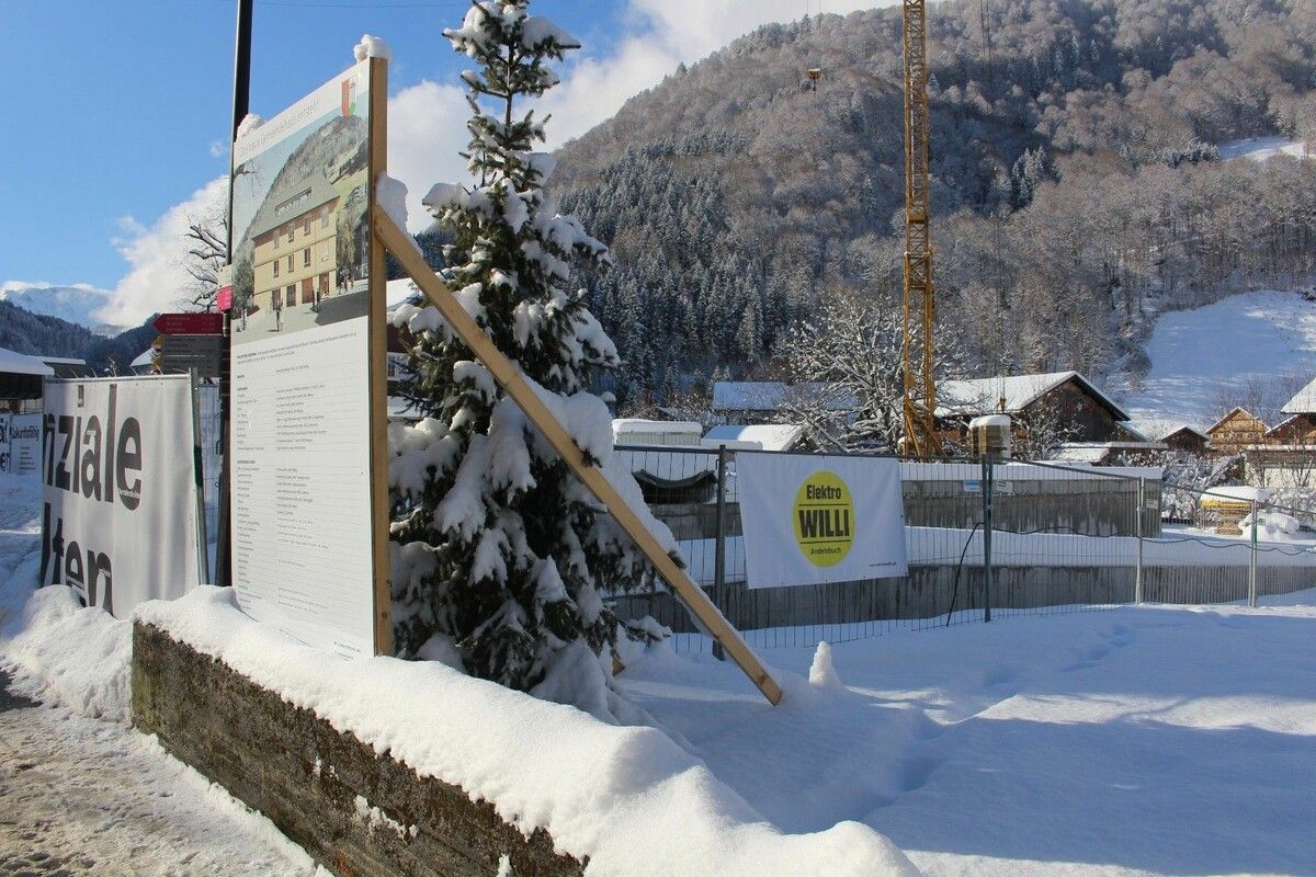 Auf der Mellauer Großbaustelle ist kurzzeitig „Winterschlaf“ angesagt. Die Pause war eingeplant und hat keine Auswirkungen auf den Zeitplan. ⇒stp (3)