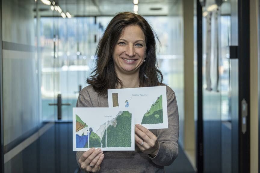 Auszüge aus der Gra­phic No­vel, mit der Sarah Kühne und ihre Schwester die Lebensgeschichte ihrer Großmutter er­zählen.⇒vn/Paulitsch (2)