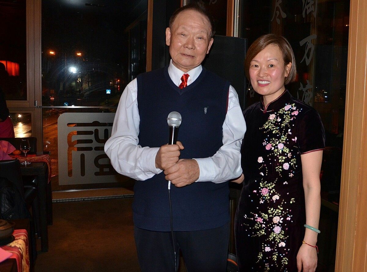 Caimin Ye und Tochter Chunxia, die das Neujahrsfest in Bregenz organisierte. ⇒HRJ