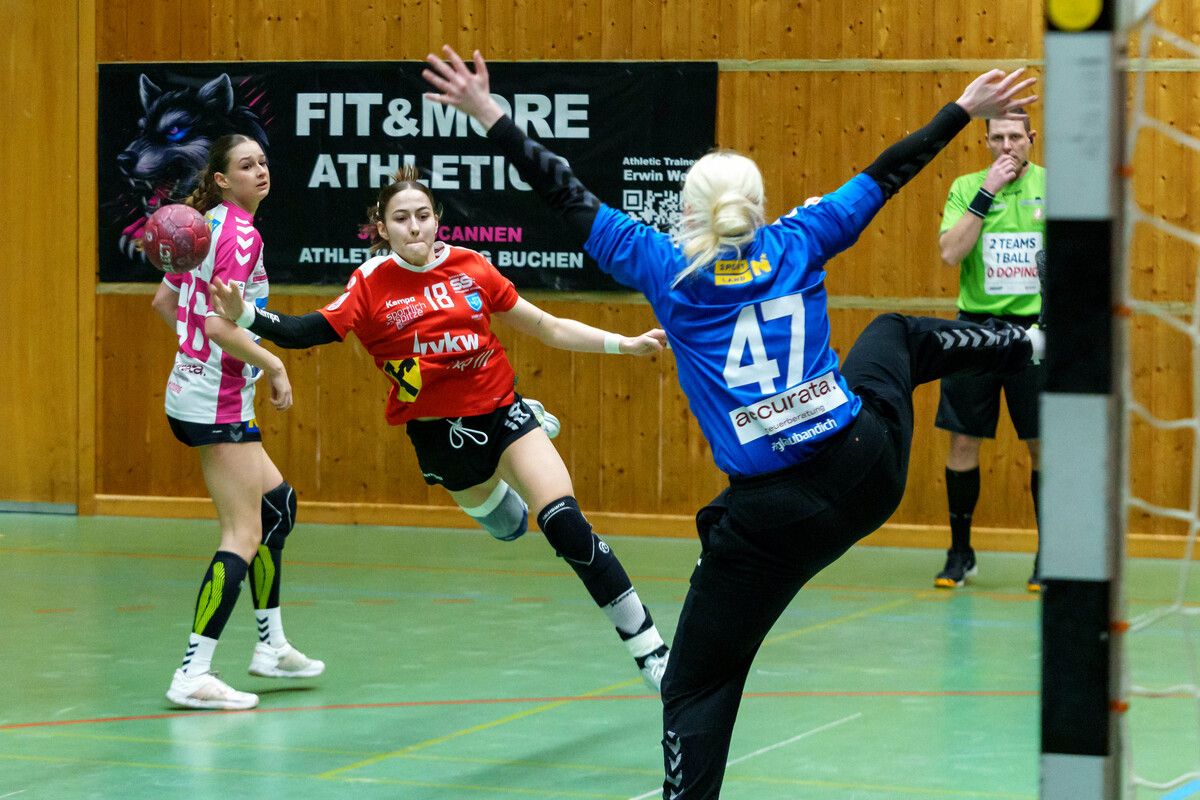 Chiara Sieber und der SSV Schoren mussten sich nach klarer Führung im Kellerduell gegen St. Pölten geschlagen geben.⇒VN/Stiplovsek