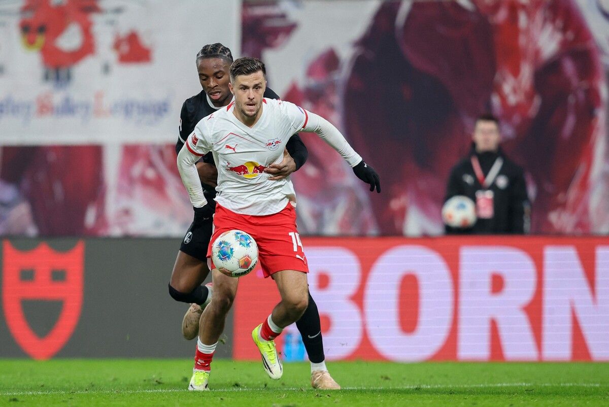 Christoph Baumgartner will mit Leipzig die Bayern mehr als ärgern.⇒apa