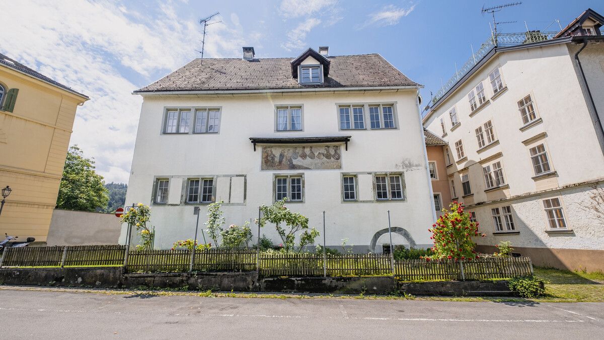 Das Gebäude in der Eponastraße 8 in der Oberstadt.⇒Stadt Bregenz