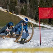 Trotz Schneemangels: Hornerrennen in Au