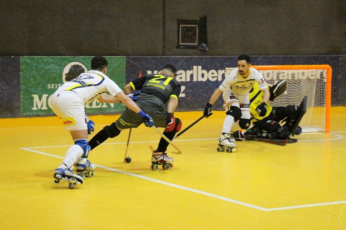 Der RHC Dornbirn hielt lange dagegen, musste sich am Ende aber klar geschlagen geben.⇒Carmen Thurnher