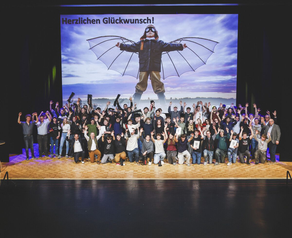 Die erfolgreichen Teilnehmer wurden gefeiert.⇒WKV/Eva Rauch