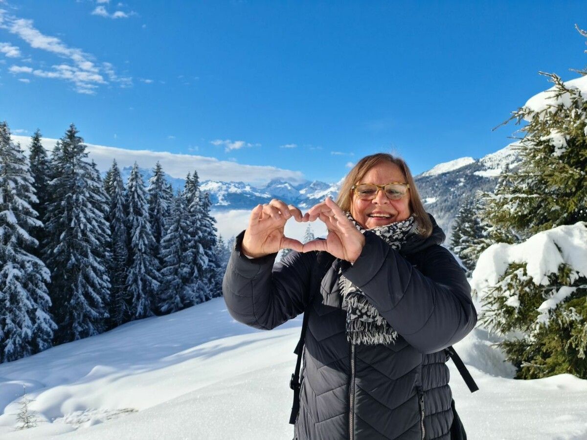 Die gebürtige Deutsche hat sich auf Anhieb ins Montafon verliebt.
