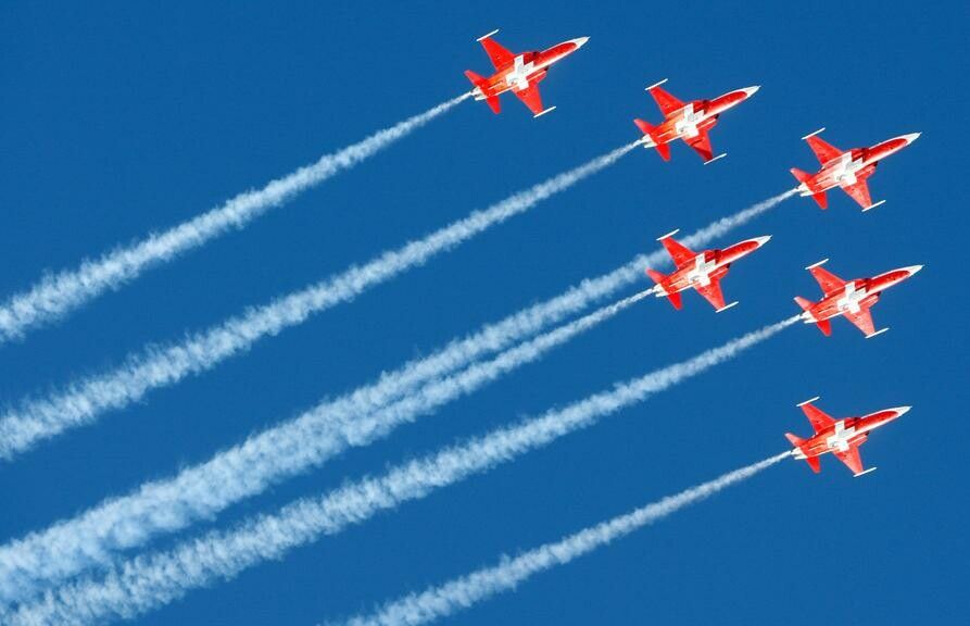 Die Patrouille Suisse könnte nach Altenrhein kommen – wenn Österreich zustimmt.⇒GEPA pictures