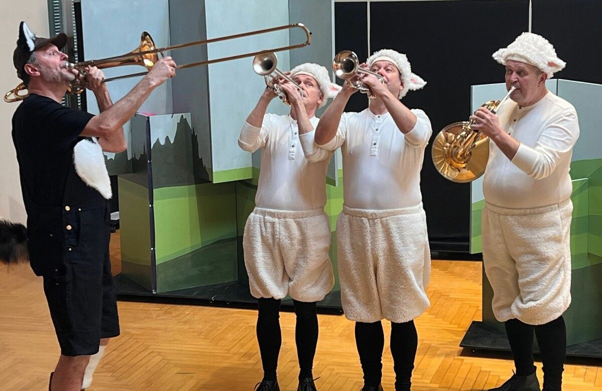 Die Proben für die Premiere in Luxemburg laufen im Moment in Dornbirn auf Hochtouren.⇒Andreas Marte