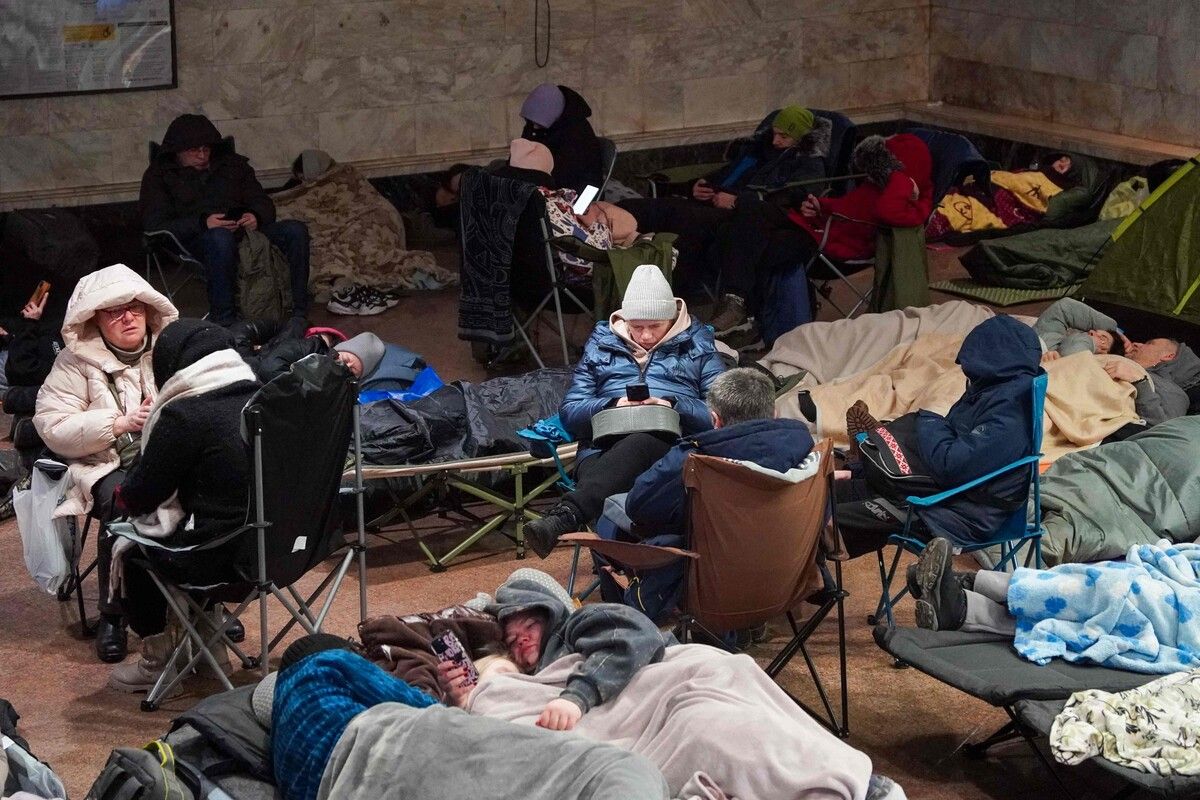 Die Ukraine ist durch die russischen Angriffe in der schwersten Energiekrise seit Kriegsbeginn - bei starkem Frost.⇒AFP