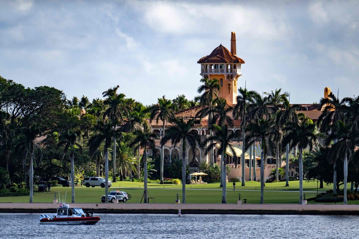 Ein bewaffneter Mann verschaffte sich in der Nacht auf Sonntag Zutritt zu Trumps Anwesen Mar-a-Lago in Palm Beach. ⇒AFP