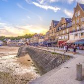 Cancale und der Blick auf die Austernbänke