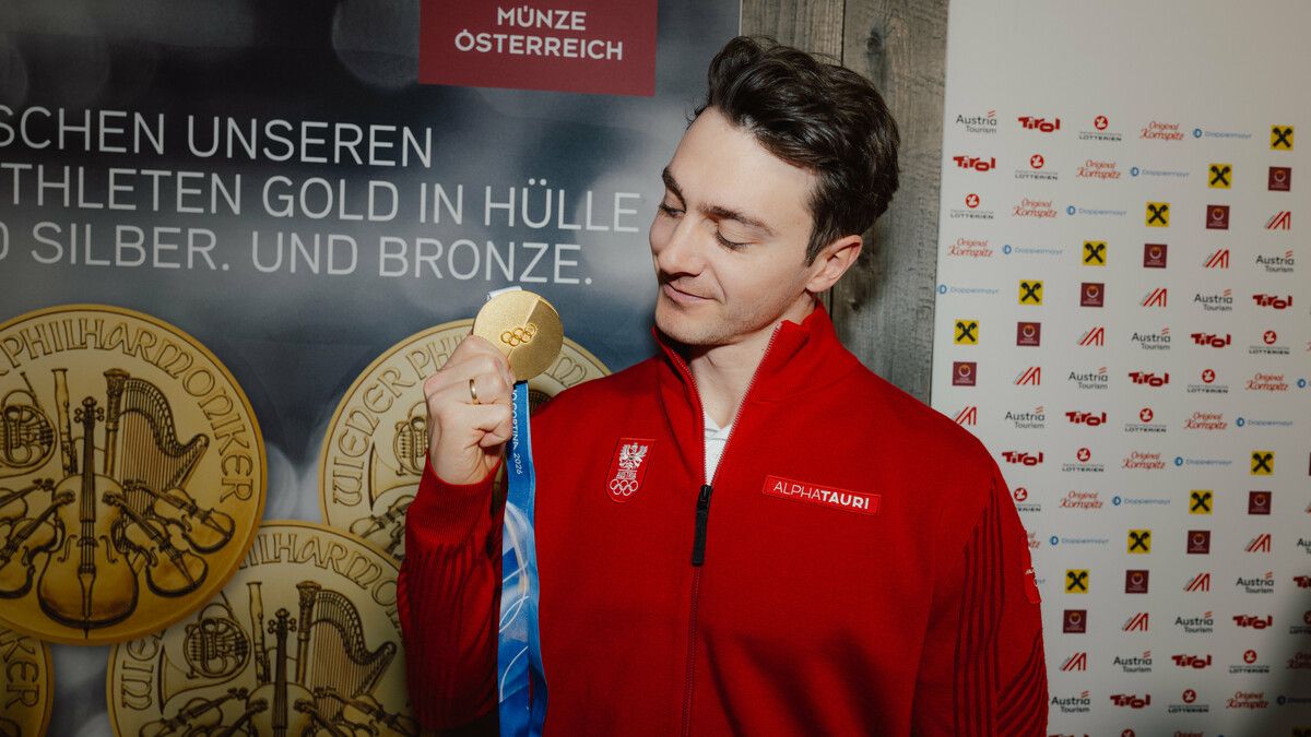 Erlebte eine emotionale Medaillenfeier anlässlich des Vorarlberg-Abends im Austria House: Alessandro Hämmerle.⇒gepa
