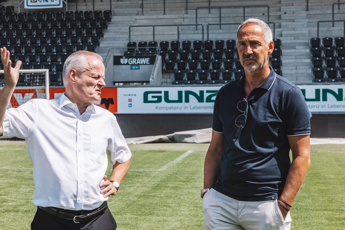 Feiert heute seinen Geburtstag und kehrt dann am 24. Februar nach Altach zurück: Fußballtrainer Adi Hütter ist Stargast beim Fußballkongress im Businessclub.⇒VN/Meier